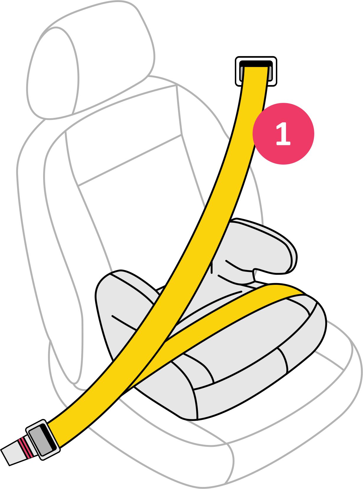 Схема детского автомобильного кресла