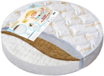 Матрас круглый Boom Baby NewBaby-Round Standart Plus стёганый трикотаж BB 75x75 см Матрас круглый Boom Baby NewBaby-Round Standart Plus стёганый трикотаж BB 75x75 см