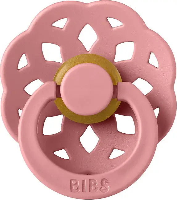 Пустышка латексная Bibs Boheme Dusty Pink, от 6 месяцев