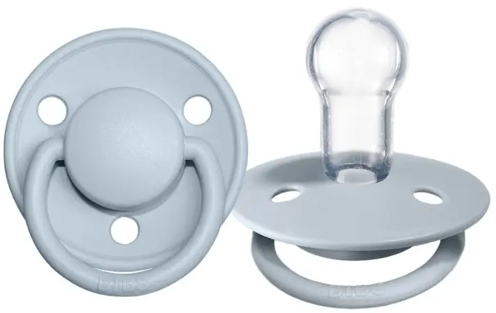 Пустышка Bibs De Lux Silicone Baby Blue 0+ месяцев