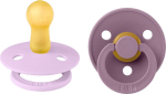 Фотография товара Набор пустышек латексных Bibs Colour, 2 шт, Violet Sky/Mauve, 0+ мес.