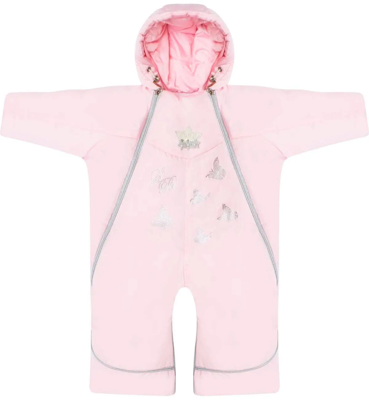 Комбинезон-трансформер Luxury Baby розовый 56-68 см