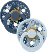 Фотография товара Набор пустышек латексных Bibs Liberty Colour, Chamomile Lawn, Baby Blue, 2 шт
