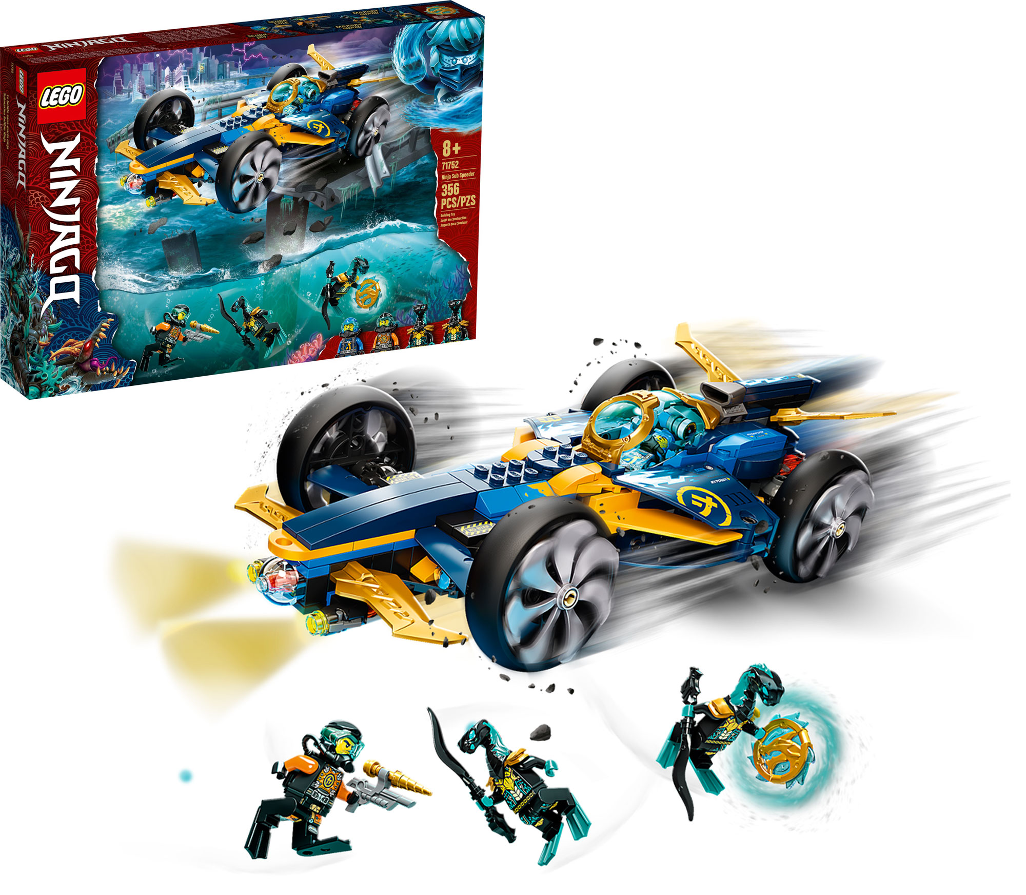 Конструктор Lego Ninjago 71752 Спидер-амфибия ниндзя купить в Москве в  интернет-магазине LEMI KIDS