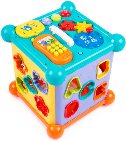 Развивающий интерактивный куб AmaroBaby Musical Play Cube, AMARO-401MPC/28
