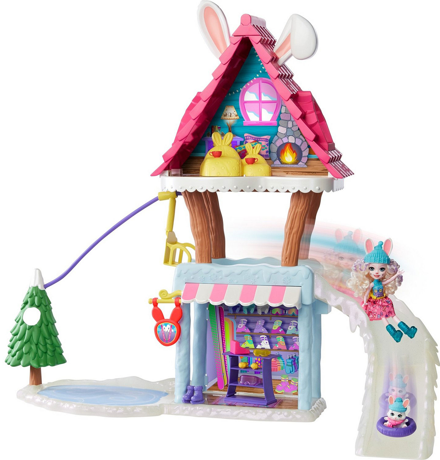 Игровой набор Enchantimals Hoppin Ski Chalet Лыжный домик, GJX50 купить в  Москве в интернет-магазине LEMI KIDS