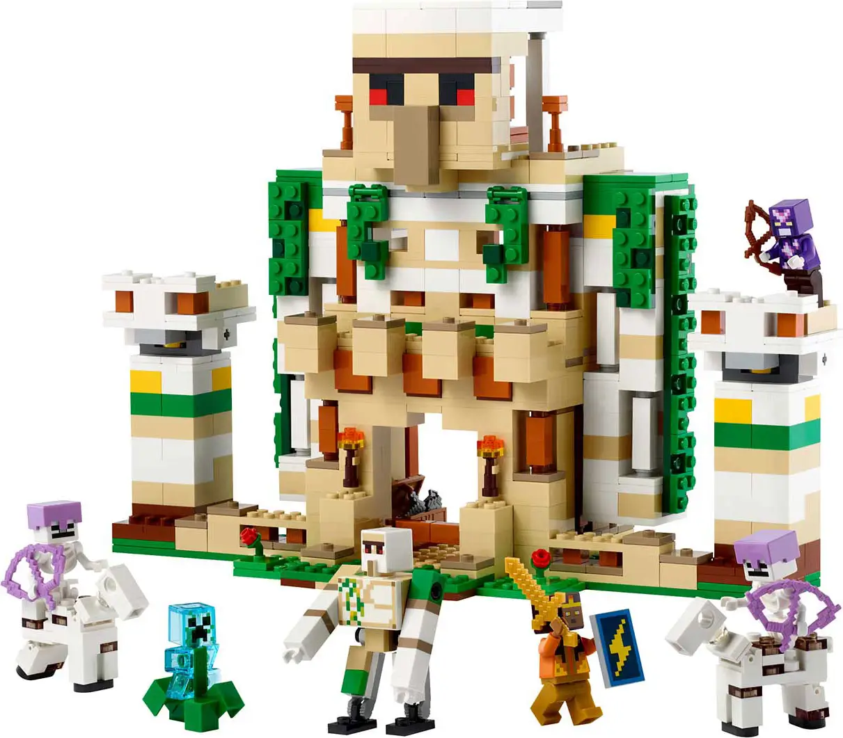 Игрушка Конструктор Lego Minecraft Крепость Железного голема