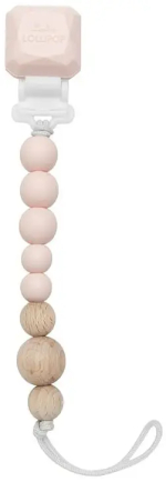 Фотография товара Держатель для пустышки LOLLIPOP Colour Pop Розовый кварц Pacifier Clip – Colour Pop Pink Quartz