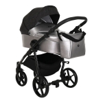 Коляска Tutis 2 в1 Novo спальный блок и прогулка Кожа Pearl Metalic/Black Reflective Print Коляска Tutis 2 в1 Novo спальный блок и прогулка Кожа Pearl Metalic/Black Reflective Print