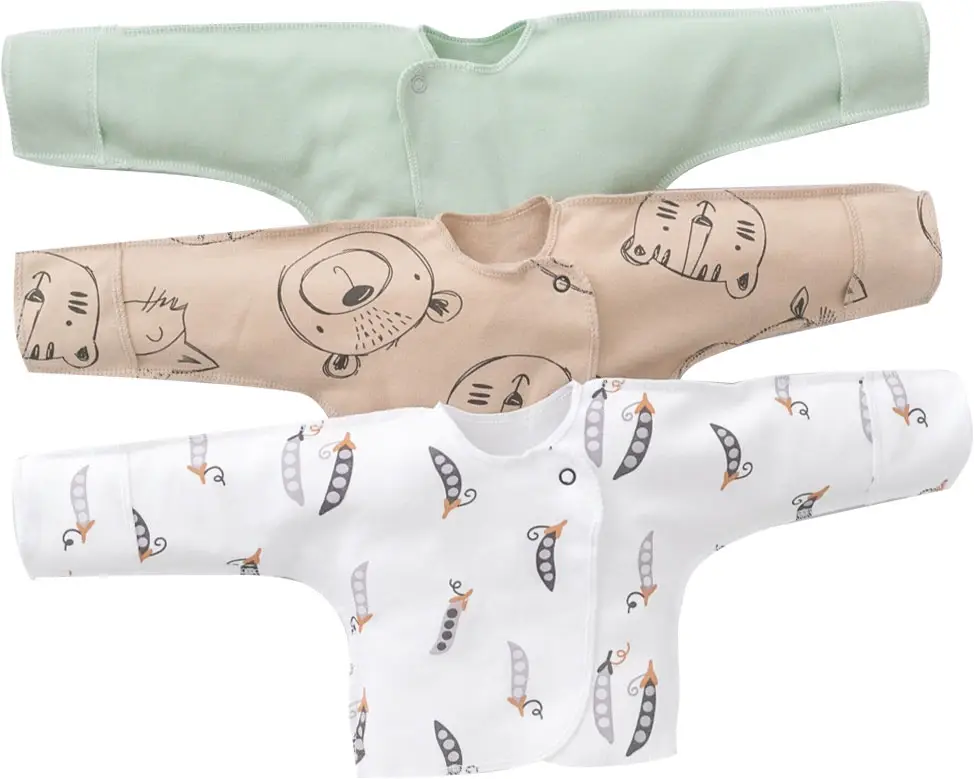 Распашонка Крошки Горошки KiDi kids, 3 шт/уп, р. 16, рост 50-56 см, арт. 910.2(КГ)