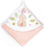 Фотография товара Полотенце детское с уголком AmaroBaby Wash Bear, 90х90 см, розовый
