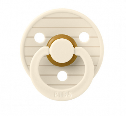 Фотография товара Пустышка латексная BIBS Studio Colour - Pin - Ivory Vanilla, 0+ мес.