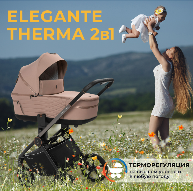 Фотография товара Коляска 2в1 SBL Elegante Therma Beige