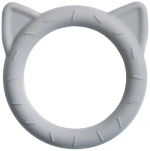 Силиконовый прорезыватель Mushie Cat Stone Силиконовый прорезыватель Mushie Cat Stone