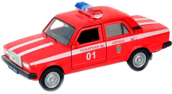 Легковой автомобиль Welly Lada 2107 Пожарная охрана (43644FS)
