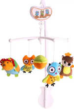 Музыкальный мобиль Совушки Biba Toys 33x33x65 см Музыкальный мобиль Совушки Biba Toys 33x33x65 см