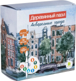 Фотография товара Деревянный пазл Амстердам от Clever Energy, 5234