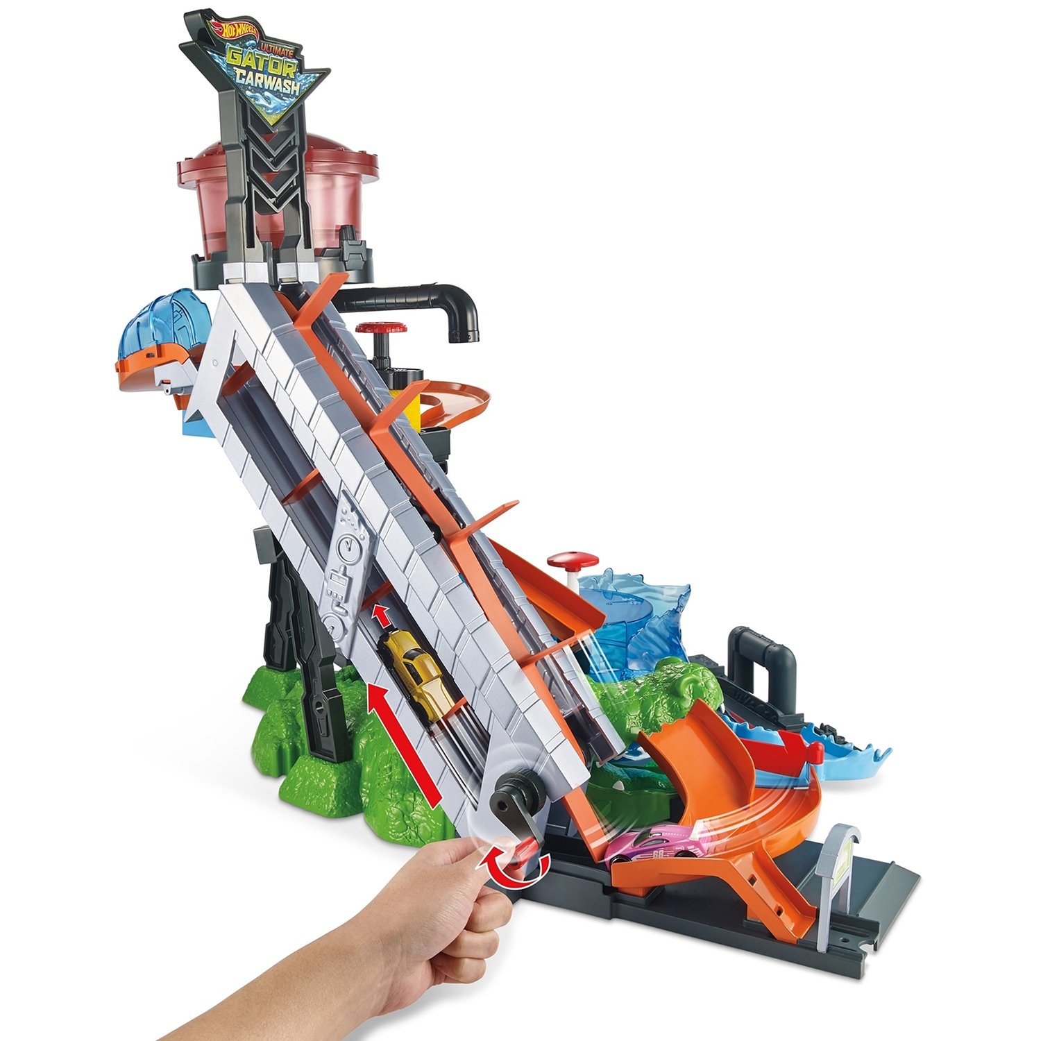 Купить Трек Hot Wheels City Ultimate Gator Car Wash FTB67 в Москве в  интернет-магазине LEMI KIDS