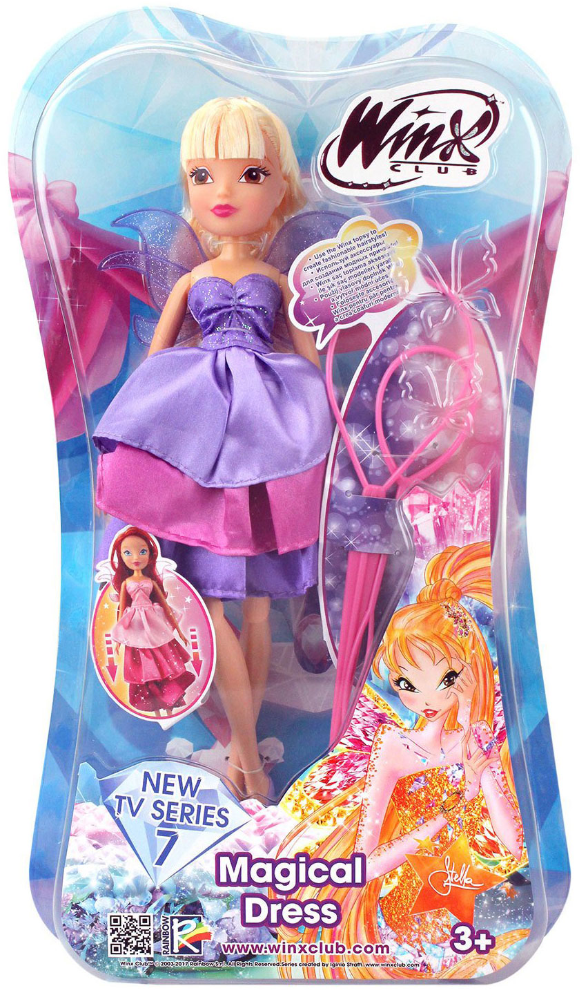 Кукла Winx Club Волшебное платье Стелла, 27 см, IW01401600_ Stella купить в  Москве в интернет-магазине LEMI KIDS