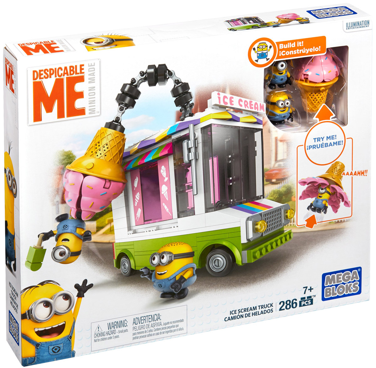 Конструктор Mega Bloks Despicable Me DPG73 Фургончик с мороженым купить в  Москве в интернет-магазине LEMI KIDS