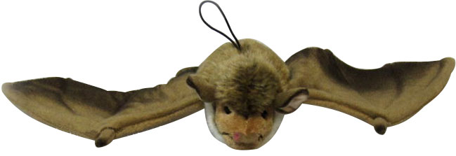 Мягкая игрушка Leosco Мышь летучая 24 см