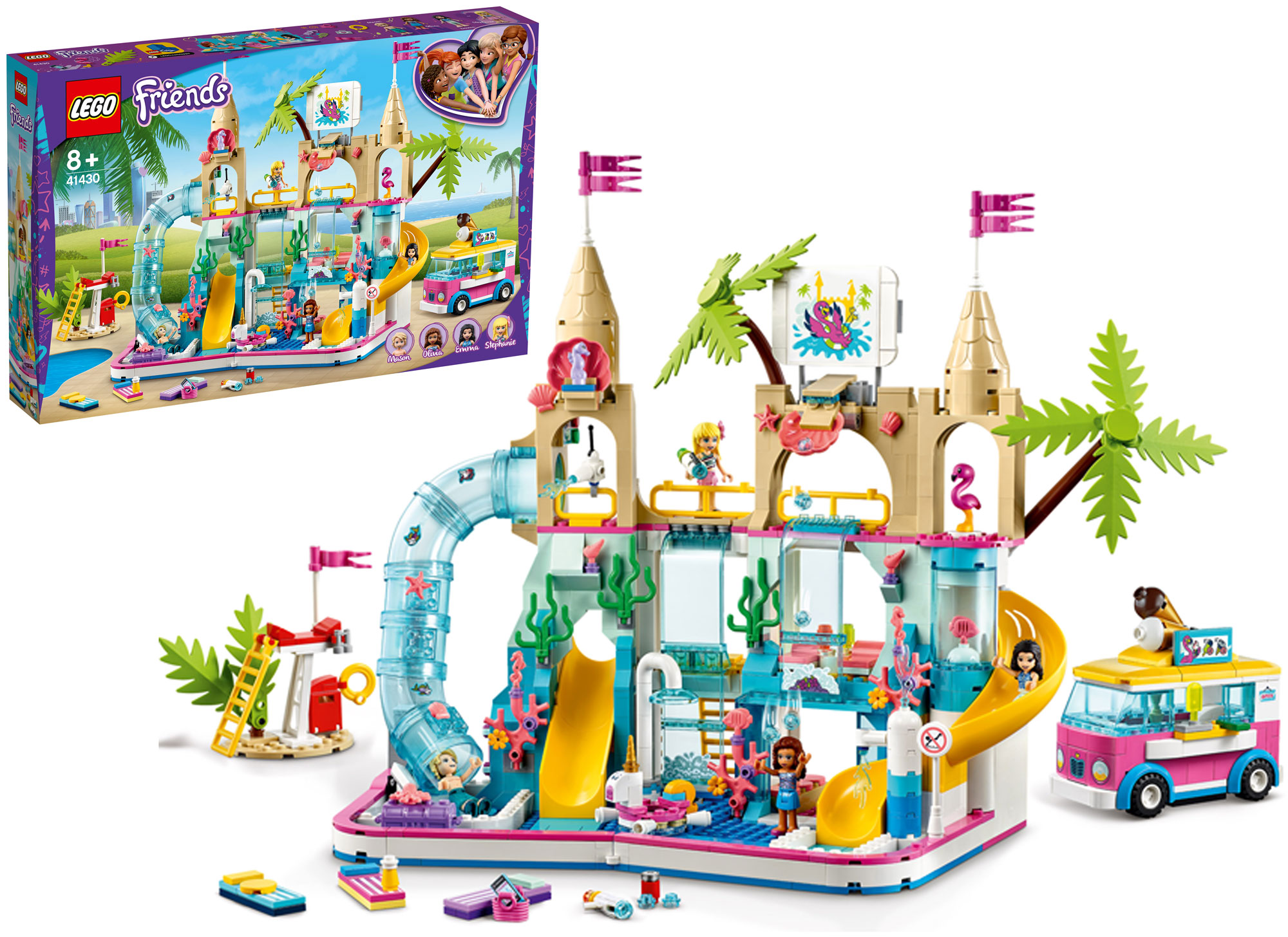 Конструктор LEGO Friends 41430 Летний аквапарк купить в Москве в  интернет-магазине LEMI KIDS