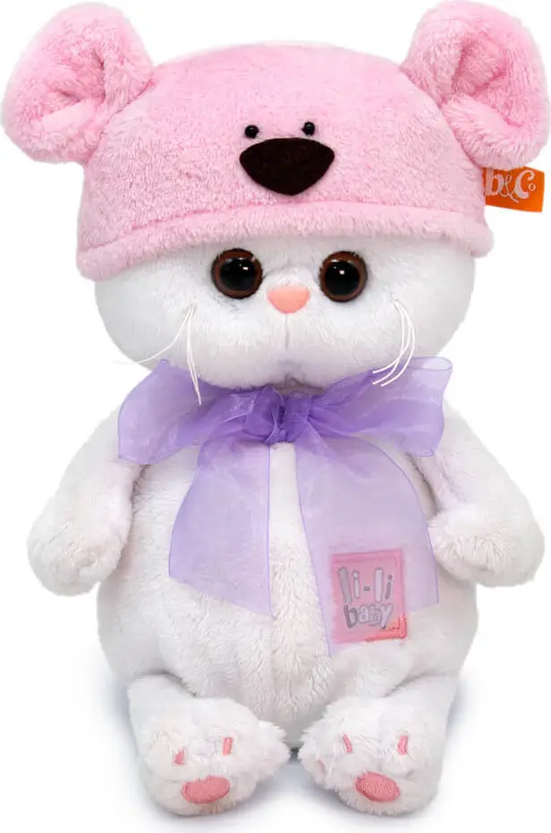 Игрушка Мягконабивная Ли-Ли Baby в шапке Мышка, 20 см