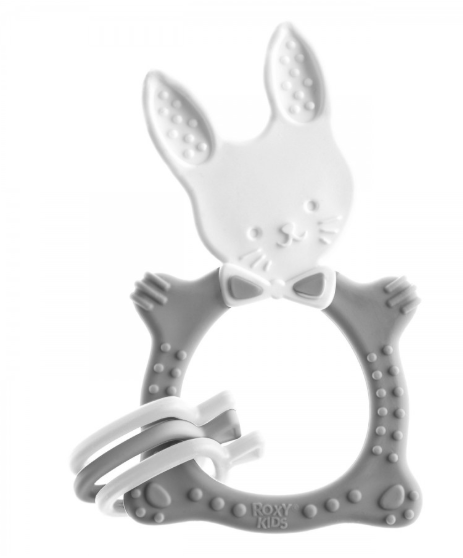 Прорезыватель BUNNY, серый