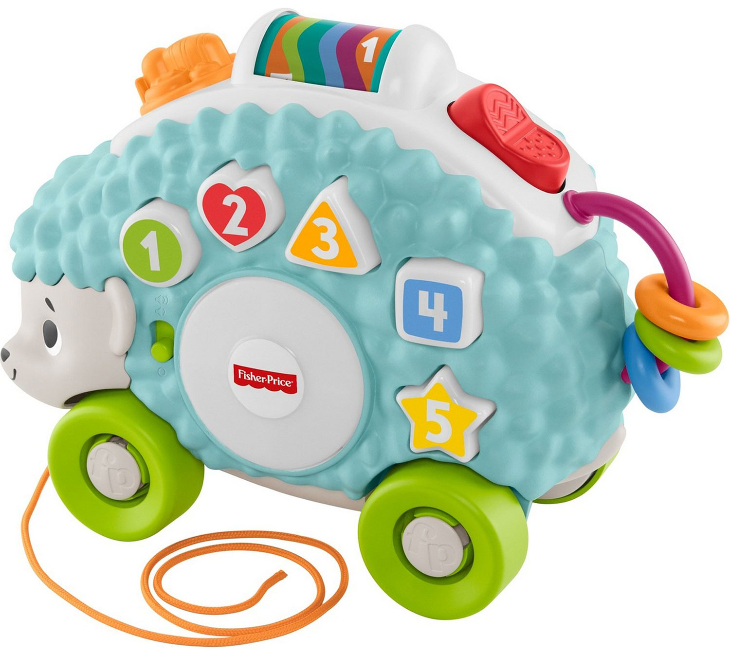 Интерактивная развивающая игрушка Fisher-Price Ежик (GJB14), голубой купить  в Москве в интернет-магазине LEMI KIDS