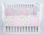 Фотография товара Комплект наволочек на бортики в кроватку 12 предметов AmaroBaby Мышата в облаках, 30х30 см