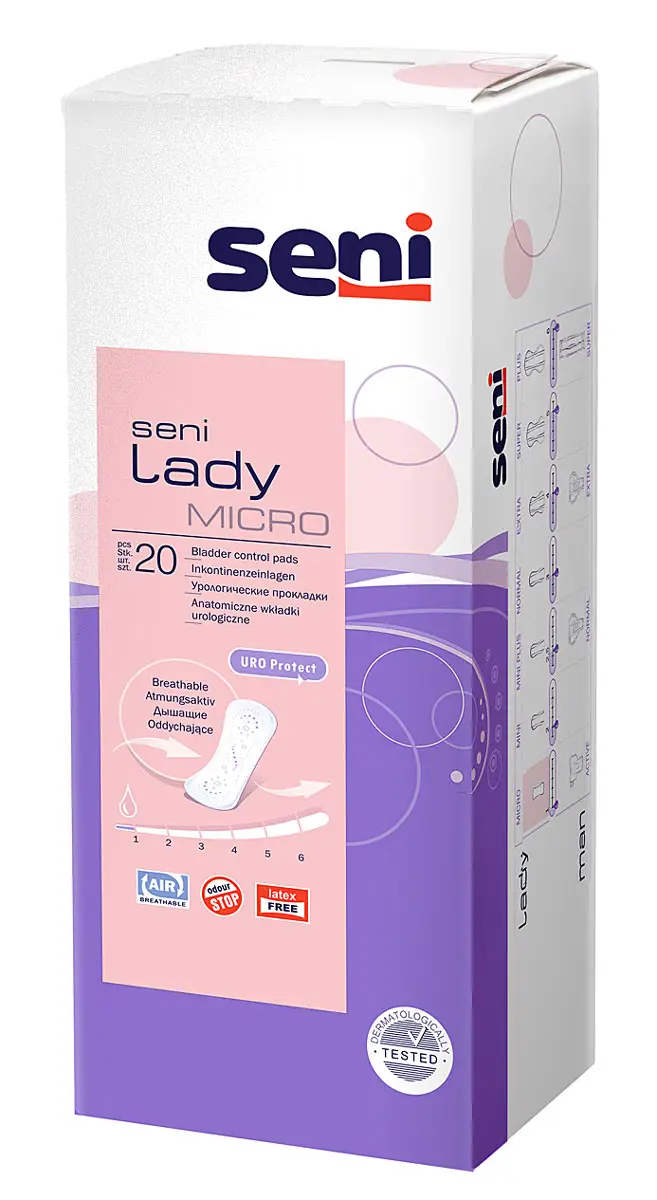 Прокладки урологические Seni Lady micro 20 штук