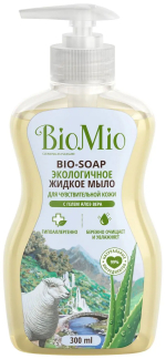 Фотография товара Экологичное жидкое мыло BioMio для чувствительной кожи с гелем алоэ вера BIO-soap