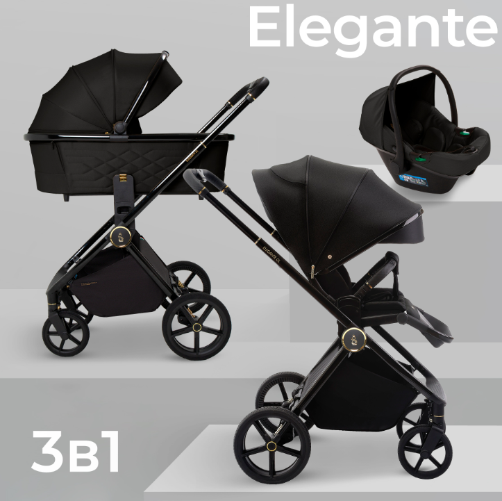 Фотография товара Коляска 3в1 SBL Elegante GL Black
