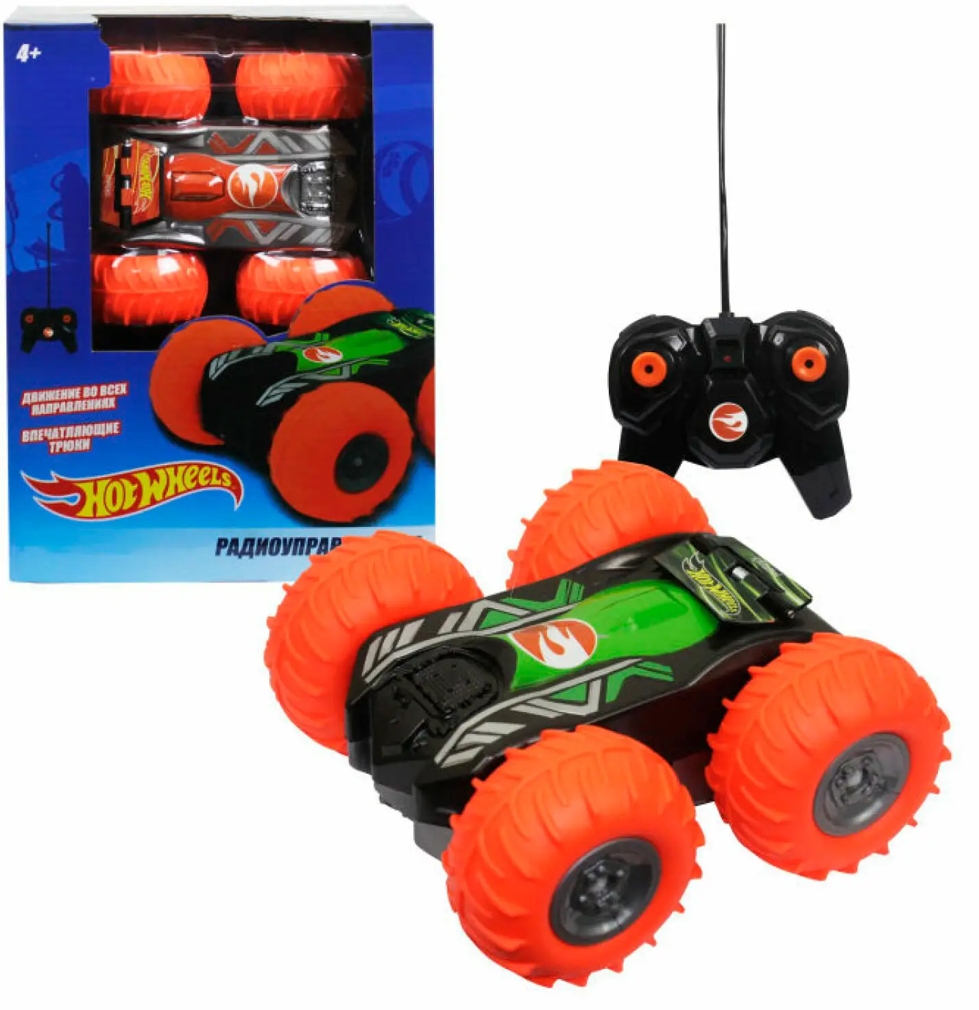 Машинка Hot Wheels T13858 26 см черный/красный