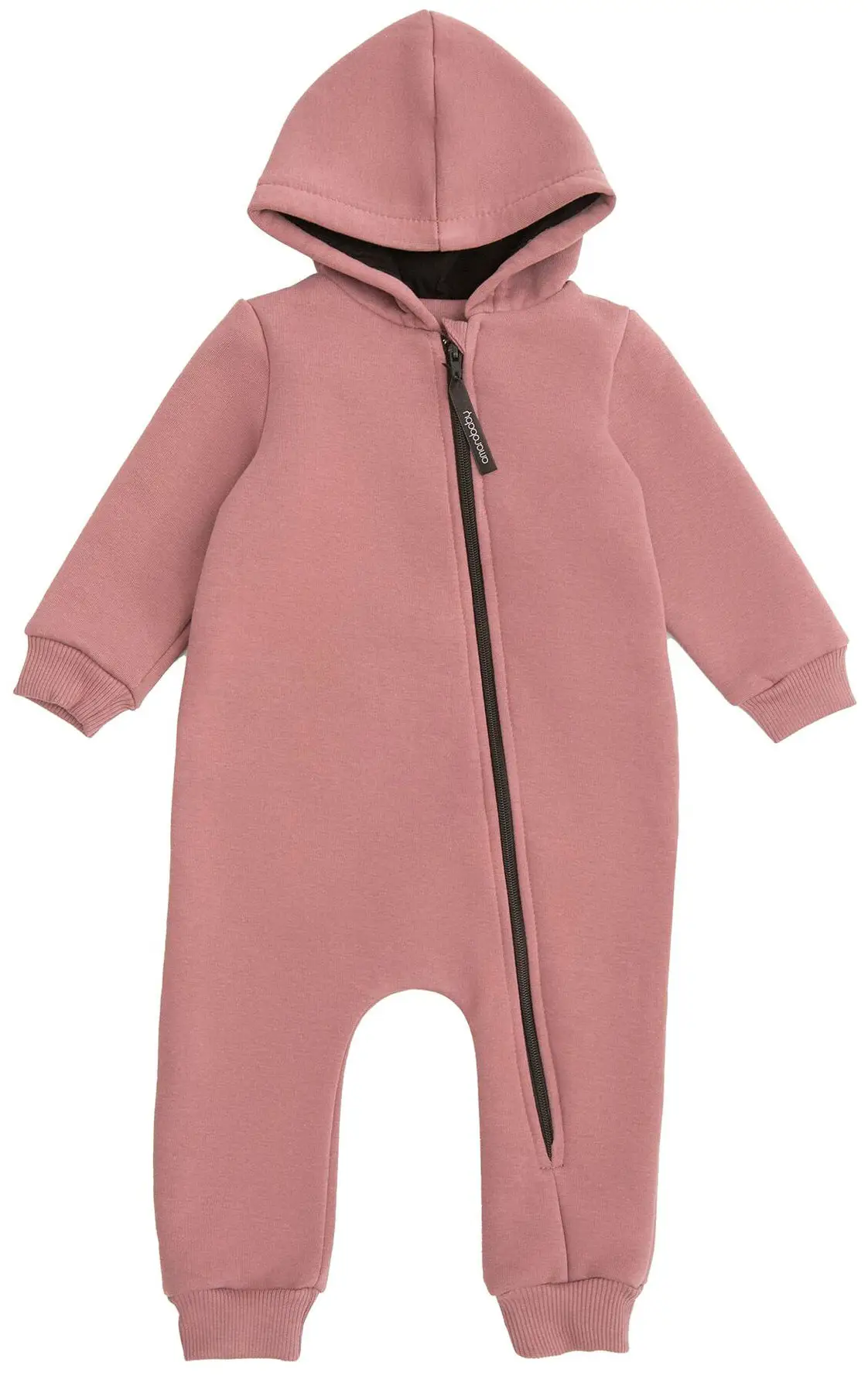 Комбинезон детский AmaroBaby Mono, футер 360 гр с начёсом, розовый 62