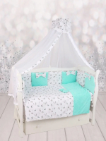 Фотография товара Комплект в кроватку 18 предметов AmaroBaby Exclusive Original Collection Собачки