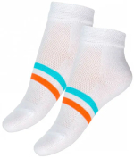 Фотография товара Носки детские Para socks N1D56 белый, бирюзовый,оранжевый 12