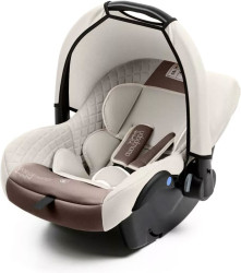 Автокресло детское Amarobaby Baby comfort, группа 0 plus, цвет светло-бежевый