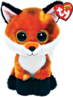 Фотография товара Игрушка мягконабивная TY Puffies Оранжевая лисичка Fox 15 см