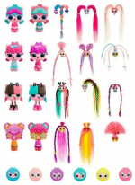 Фотография товара Игровой набор MGA Entertainment Pop Pop Hair 562665 в ассортименте