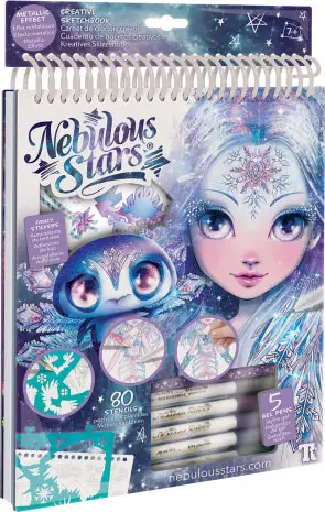 Раскраска для девочек, Nebulous Stars, серия Iceana