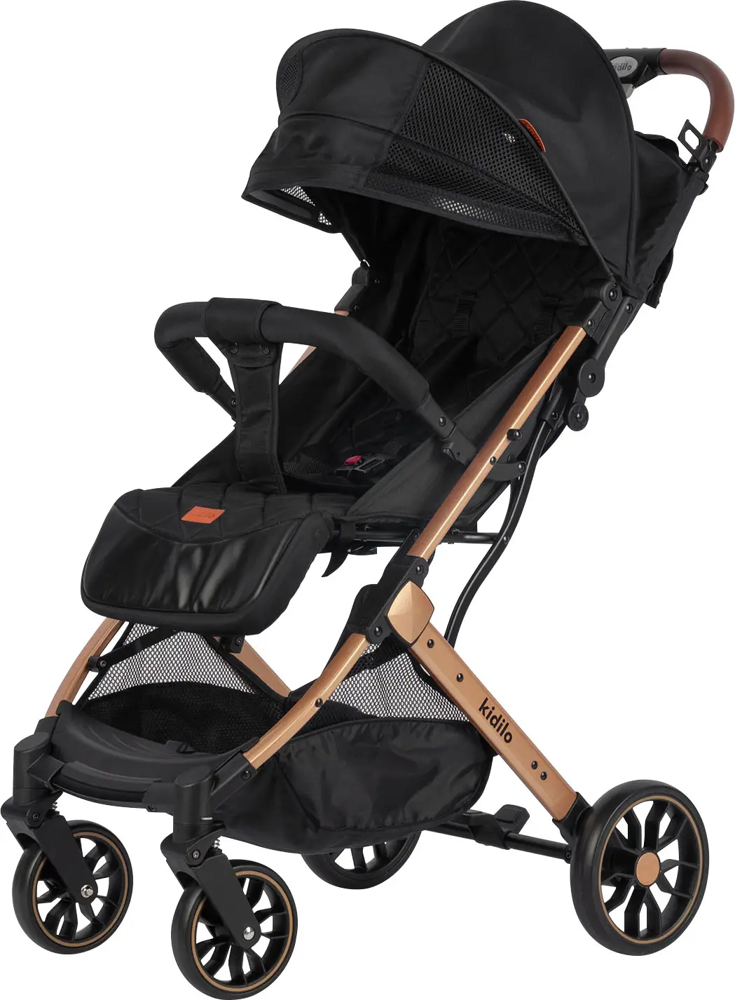 Детская прогулочная коляска  Kidilo цвет Black K10