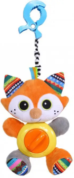 Фотография товара Игрушка-подвеска BIBA TOYS на прищепке Лисенок Фрэнк, 35х16 см