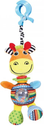 Игрушка-подвеска BIBA TOYS на прищепке Жираф Джиджи, 36х14 см Игрушка-подвеска BIBA TOYS на прищепке Жираф Джиджи, 36х14 см