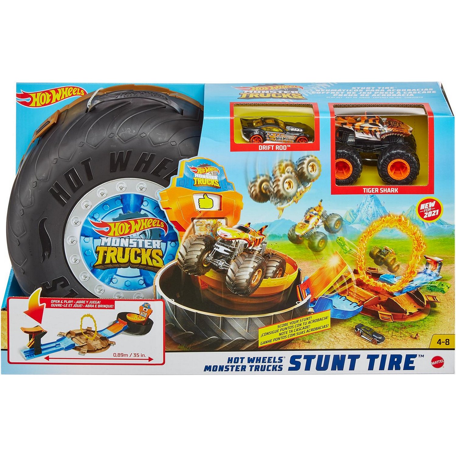 Купить Трек Hot Wheels Monster Trucks Stunt Tire GVK48 в Москве в  интернет-магазине LEMI KIDS