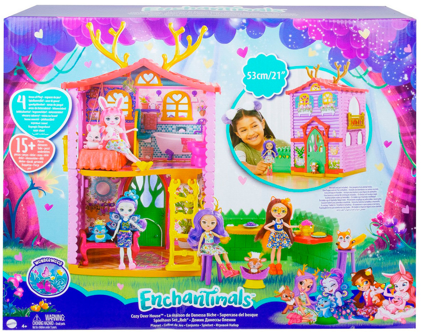 Enchantimals Домик Данессы Оленни GYJ18 купить в Москве в интернет-магазине  LEMI KIDS