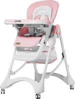 Стульчик для кормления Carrello CRL-9501/3 Caramel Candy Pink Стульчик для кормления Carrello CRL-9501/3 Caramel Candy Pink