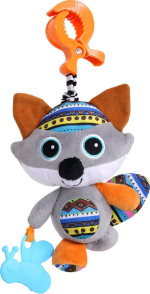 Игрушка подвеска на прищепке Волчонок Кекс Biba Toys, 27х13 см Игрушка подвеска на прищепке Волчонок Кекс Biba Toys, 27х13 см