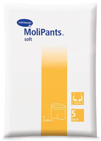 Штанишки удлиненные для фиксации прокладок Paul Hartmann MoliPants Soft размер S 5 штук