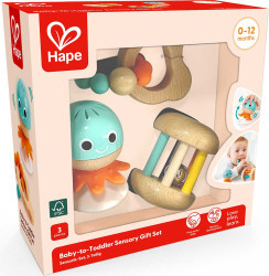 Hape Набор игрушек погремушек для новорожденных "Сенсорный"